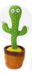 2022 Huggys Wuggy English Songs Dancing Cactus Flower Cactus UBS Chargeable Twisting Music Cute Doll Cactus Plush Toy