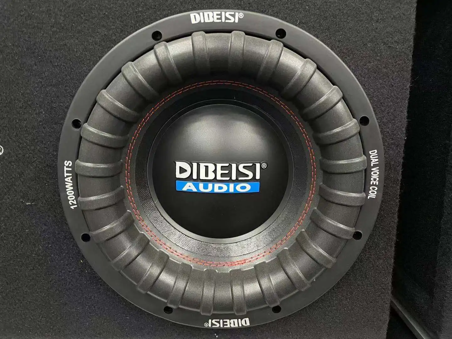 DIBEISI DUAL custom logo car audio speaker bandpass subwoofer box system speaker bass stereo sound box