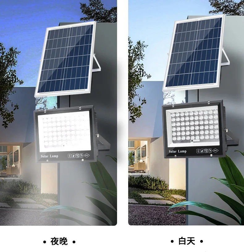 Chinese Factory Super Bright Solar Lamp for Home Projection Outdoor Courtyard Lighting