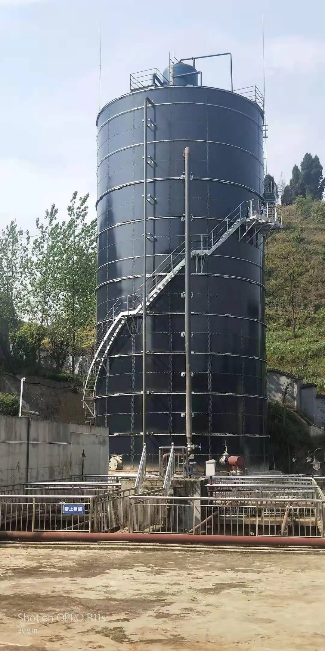 UASB anaerobic reactor Glass fused to steel tank for waste water treatment