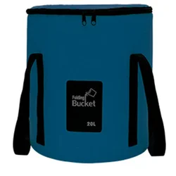 20L Portable Folding Water Container Outdoor Travelling Camping Hiking Fishing Gardening Fishing Luxury Round Ice Bucket
