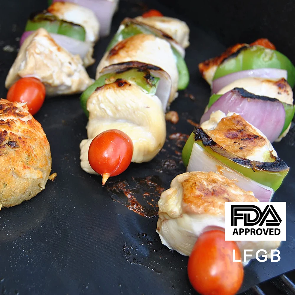 China Made Grill Accessories Barbecue Grill Fire Retardant BBQ Grill Mat