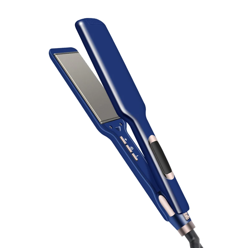 Professional Hair Salon Negative Ion Hair Straightener Curling Iron 2-in-1 Long Lasting Styling Blow Dryer flat Iron