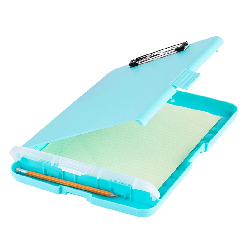 Factory custom a4 size notepad stand storage foldable Pp Material Heavy Duty Plastic nurse Clipboard