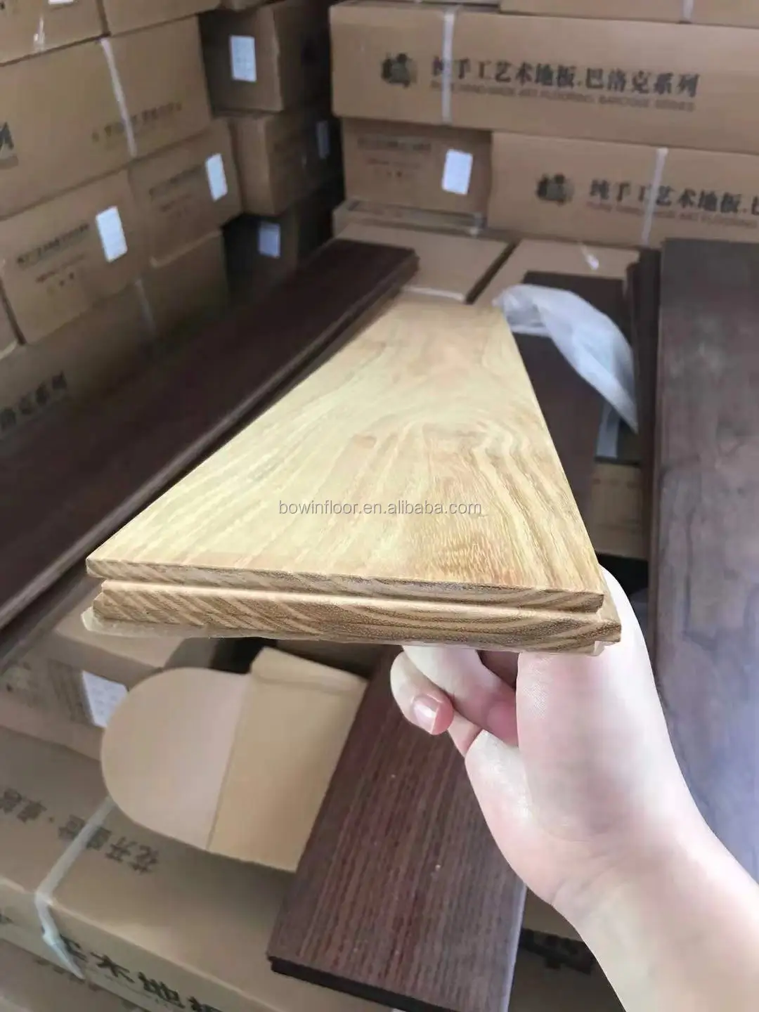 Asian teak unfinished hardwood flooring