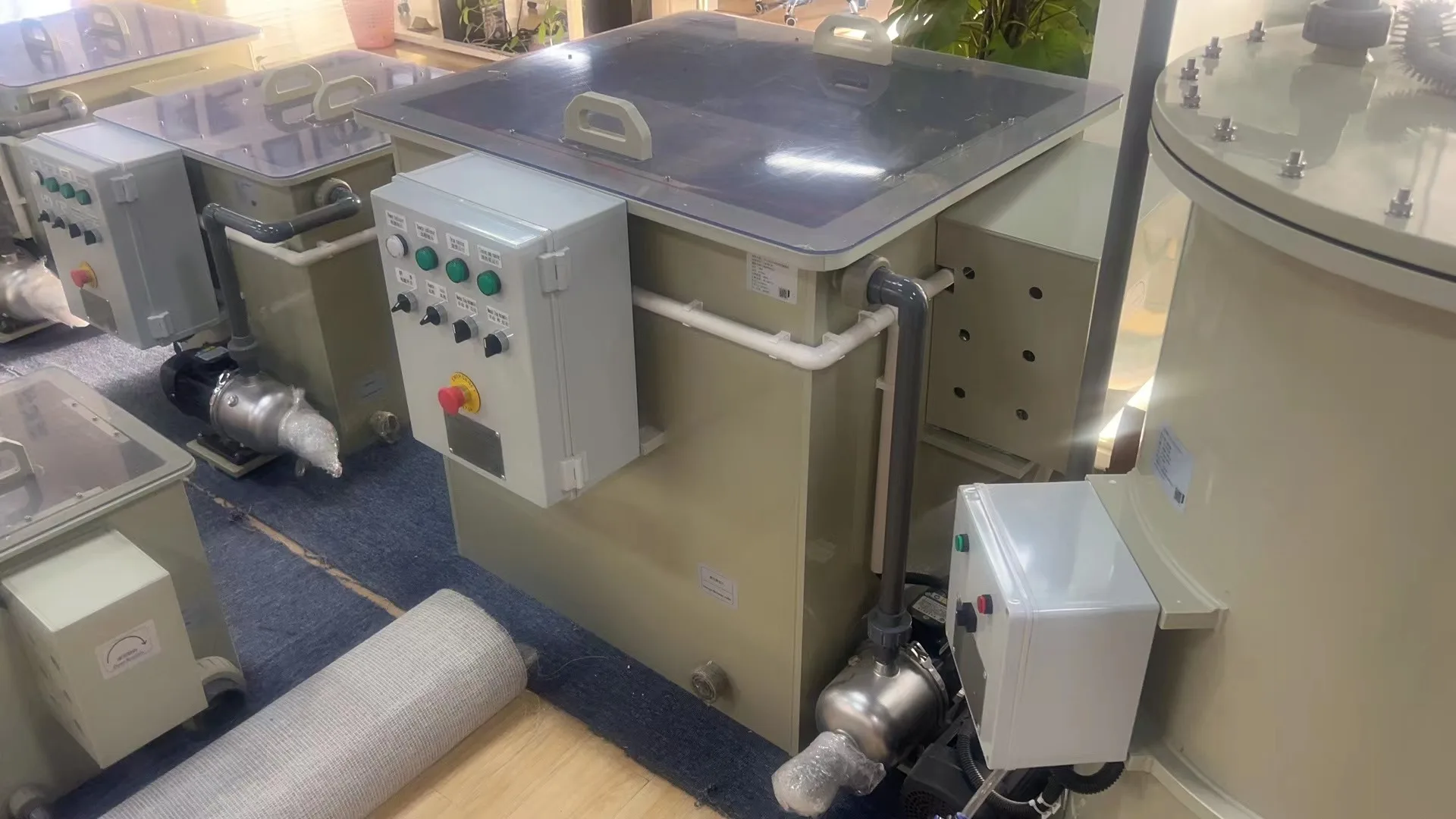 homeuse fish farm Small capacity 75um Rotary Drum Filter