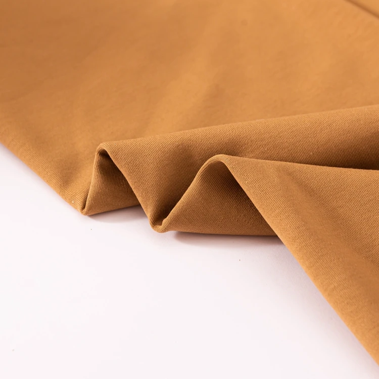 textile fabric wholesale 47.5% Cotton 47.5% Recycled Cellulose Fiber 5% Spandex mixed elastic rayon cotton fabric