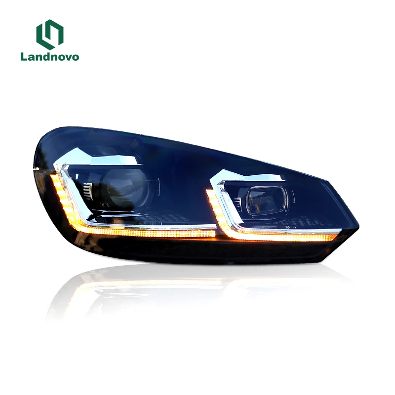 Sequence Dynamic LIGHT Car Headlight  FOR vw Golf 6 upgrade to 7.5 MK6 LED Head Light Head Lamp Sequence Dynamic Light