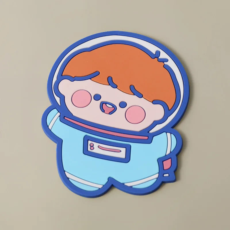 Cute ins wind non-slip heat insulation pad home kitchen silicone tea coaster