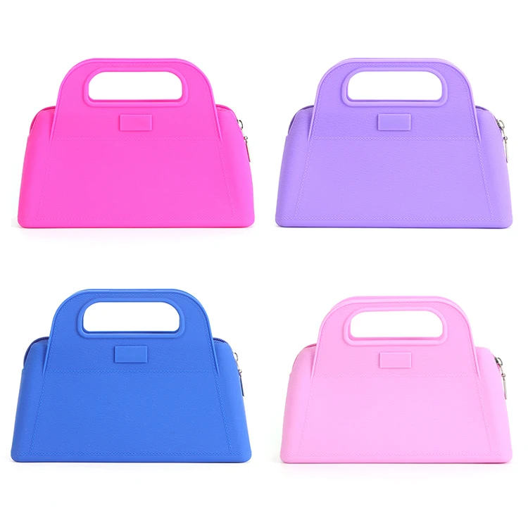 New Design Scented silicone clutch bag evening bags waterproof travel cosmetic bag