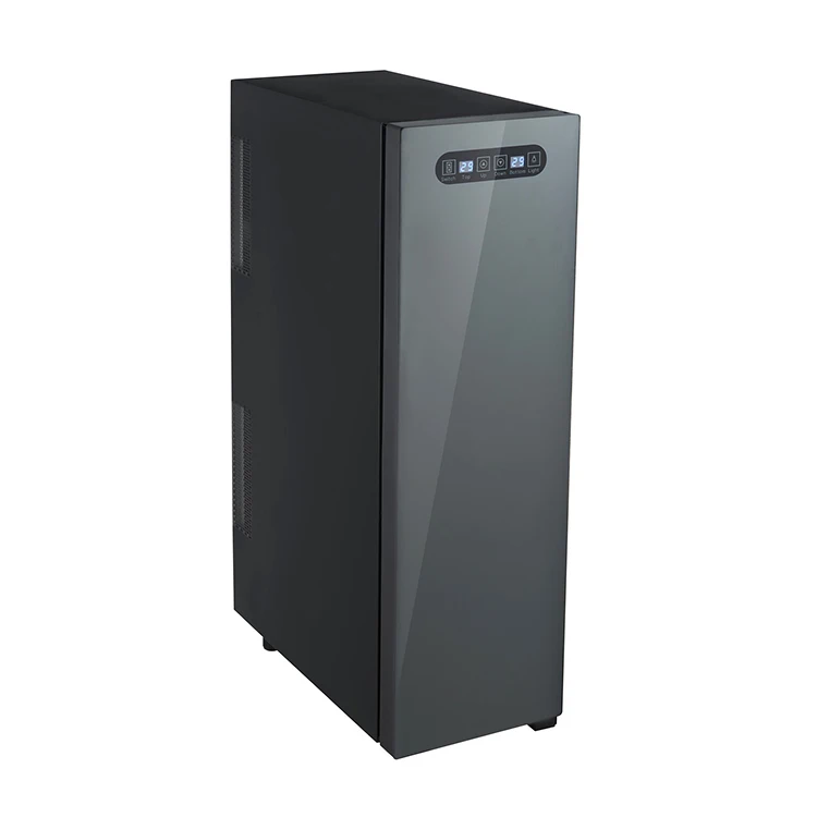 Mini Wine Cooler Built-in Liner Furniture Door Thermoelectric Refrigerator Hot Sale Upright Wine Cooler Single Glass