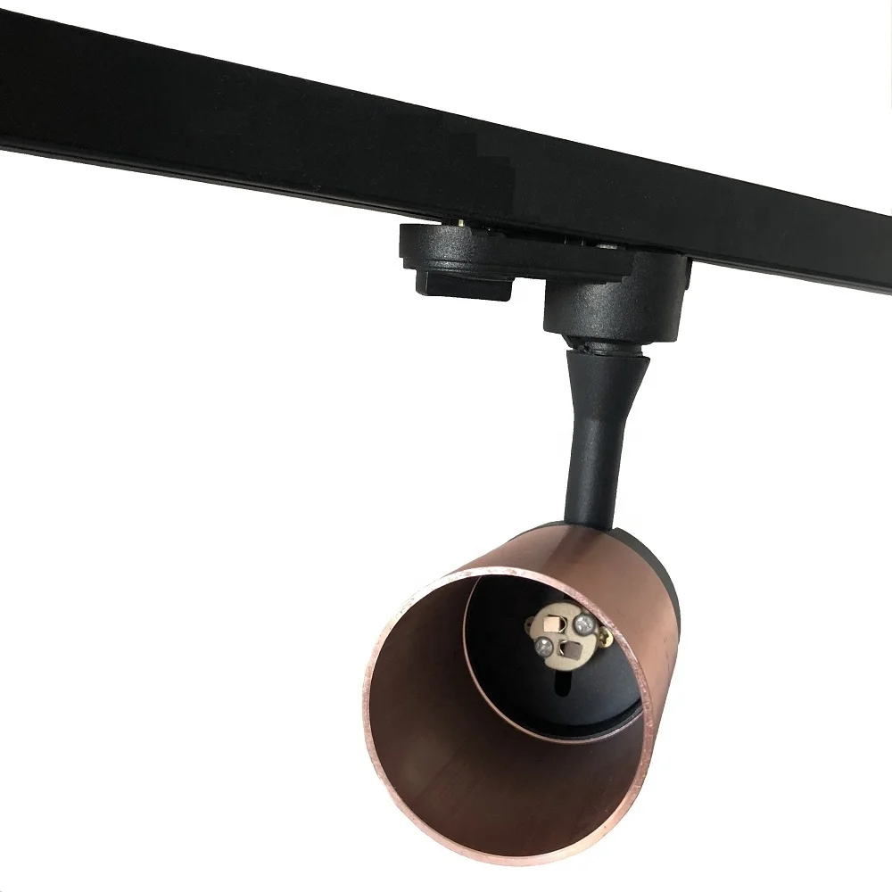 Asian style surface mounted ceiling gu5.3 lamp holder COB led spot track light  fixture gu10 fixture mr16 housing