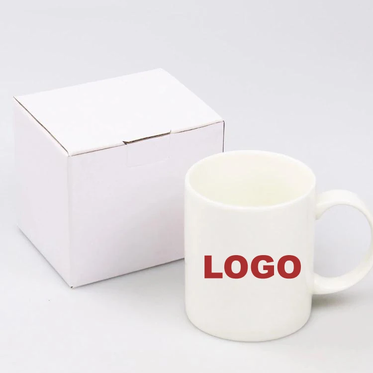 Eco-Friendly Stoneware Sublimation Coffee Cup Custom 11oz Logo Printed Magic Ceramic Mug