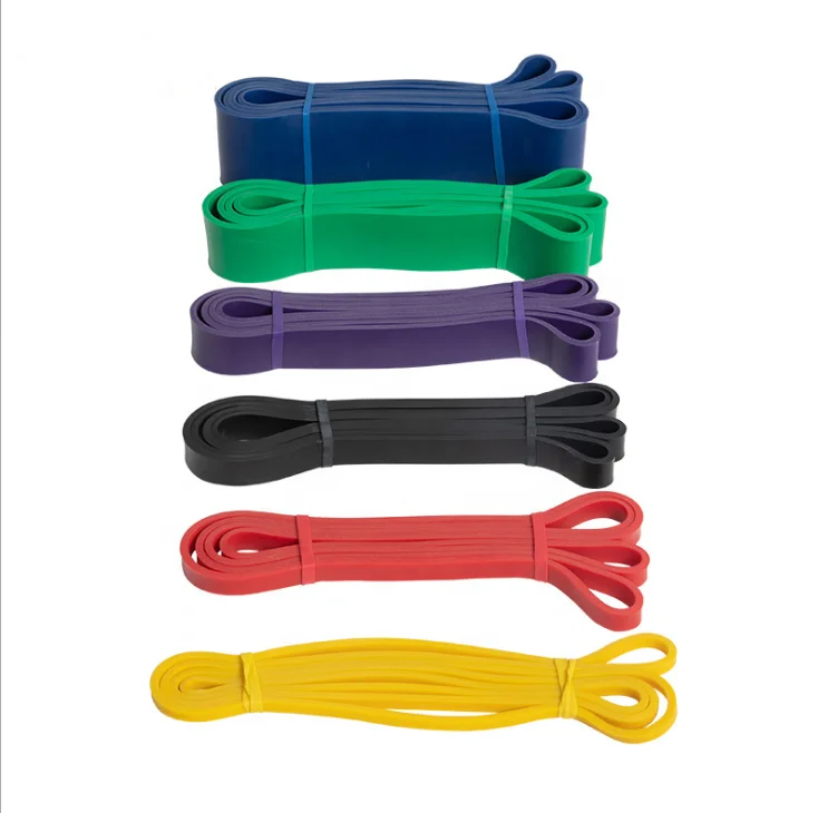 Латексные эластичные ленты для занятий спортом и фитнесом с логотипом на заказ