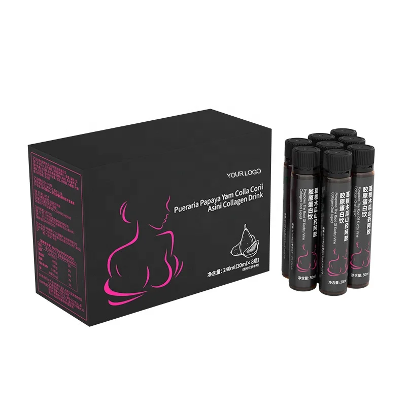 OEM/ODM Natural Papaya Breast Enlargement Drink Breast Enhancement Collagen Supplement Papaya Pueraria Protein Liquid Drink
