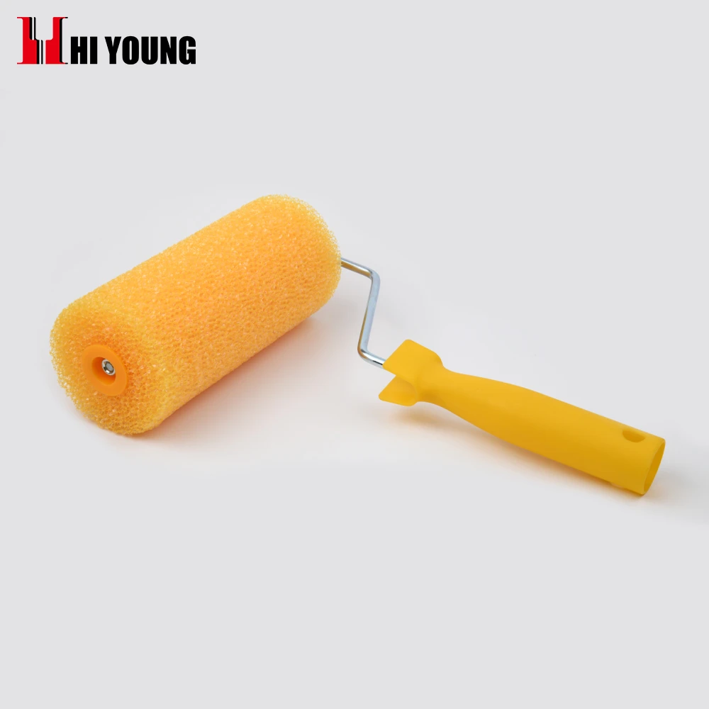 Professional high density polyurethane Texture Sponge Paint Roller Texture Foam Roller For Home Wall Painting