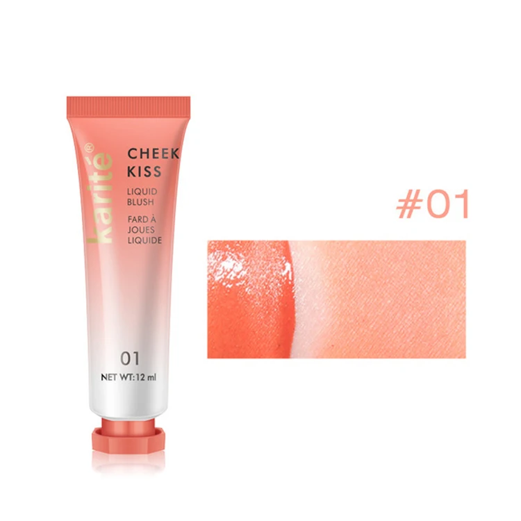 Горячая Распродажа, 6 цветов, частная торговая марка glossier, милый розовый крем, жидкие румяна, туба для макияжа