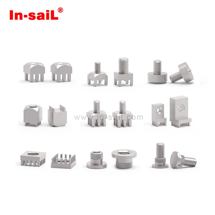 THR element with external thread PCB connector for automotive part M3 M4 M5