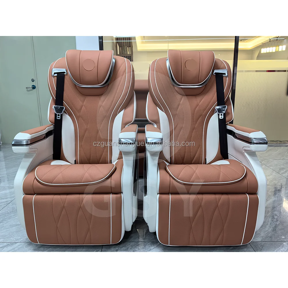 Latest factory Leather Auto Seats Touch Screen and S Switch Adjustable Electric Massage For Hiace v260 w447 sprinter