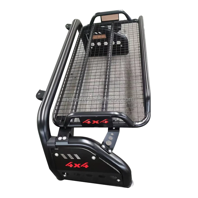 4x4 Sport Roll Bar Pickup With Roof Rack For Navara Np300 D40 D22 Mitsubishi L200