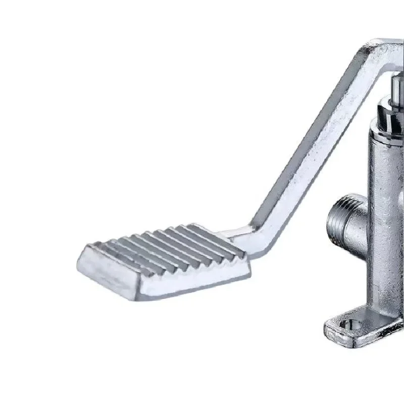 GOGO Medical Pedal Faucet Switch Foot Step Type Single Cooling Faucet Copper Hot & Cold Tap Switch Valve Water Mixing Valve