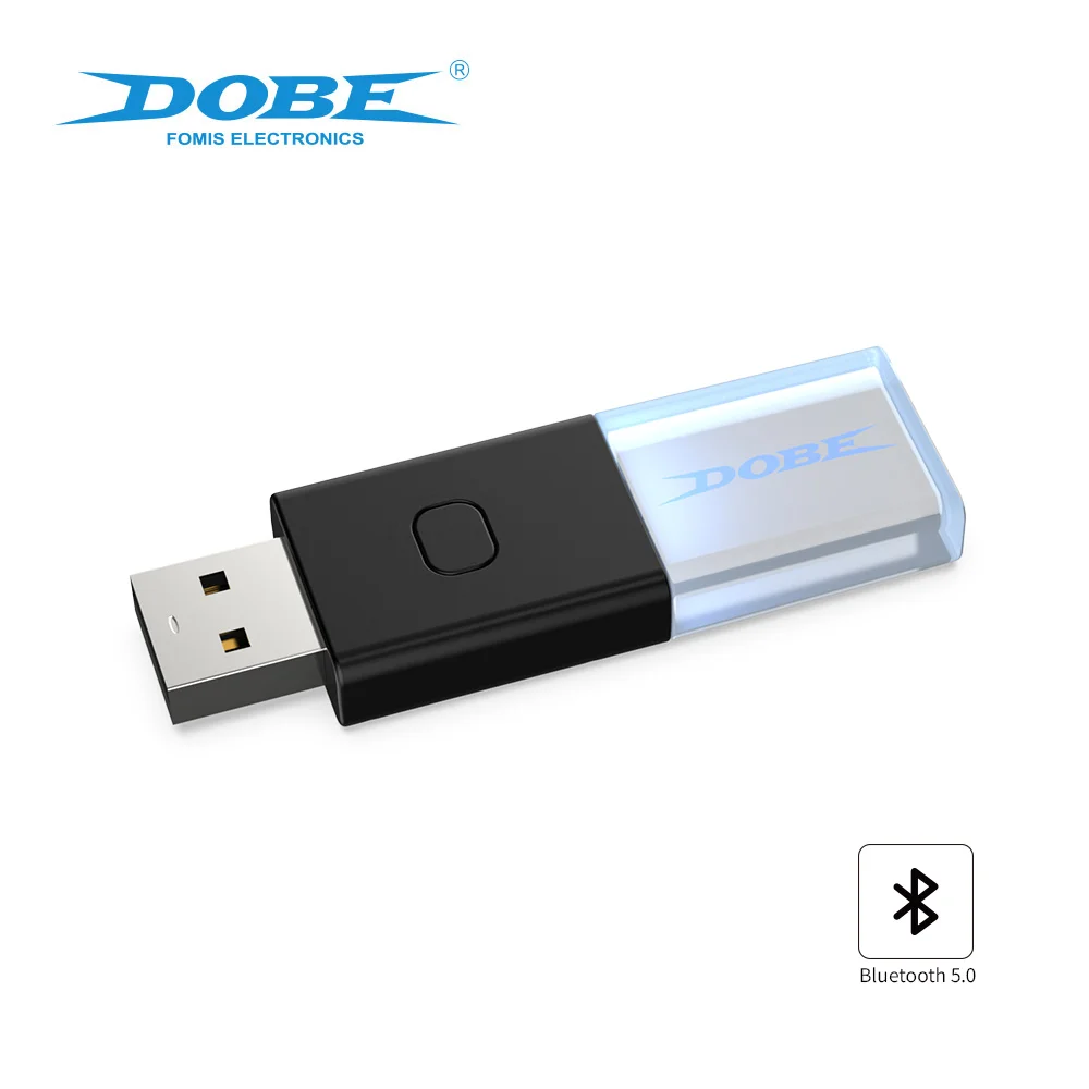 DOBE Wireless  Receiver works with PS4/PS5/Xbox One S/ Switch Pro gamepad; Suitable for Switch/PC/Steam/ Android TV Box