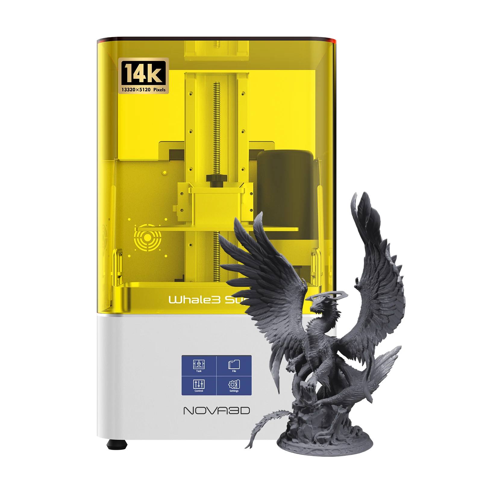 NOVA3D Whale3 Ultra 14K 10 Inch LCD UV Resin 3D Printer for Action Figure Model