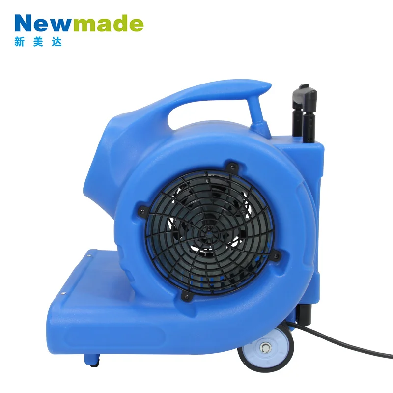 Long-lasting  blower Digital panel powerful 3 speed blower floor dryer cold fan grip handle and wheels