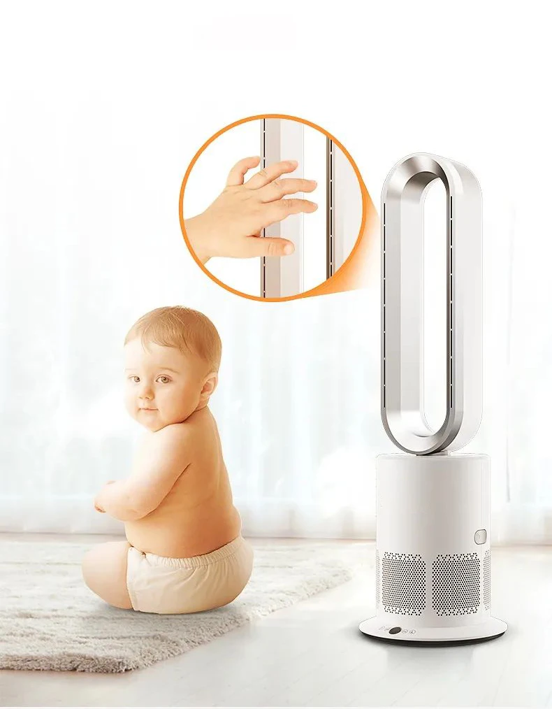 Factory High Quality Heater Durability Practical Home Floor Bladeless Fan with Air Purifier