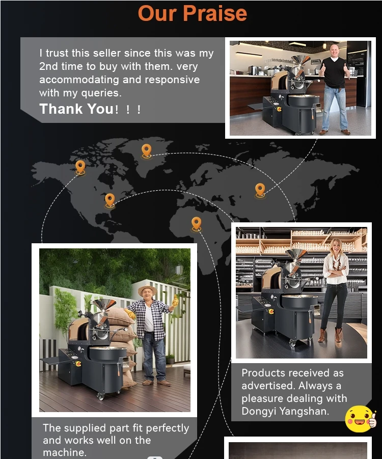 Yoshan 35kg Home 300g Electric Wintop Santoker R500 Master Sample Coffee Roaster