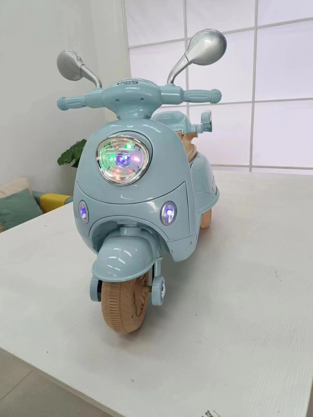 Cheap New Model LED Flashing 3 Wheels With Music Kids Baby Electric Motorcycle For Children