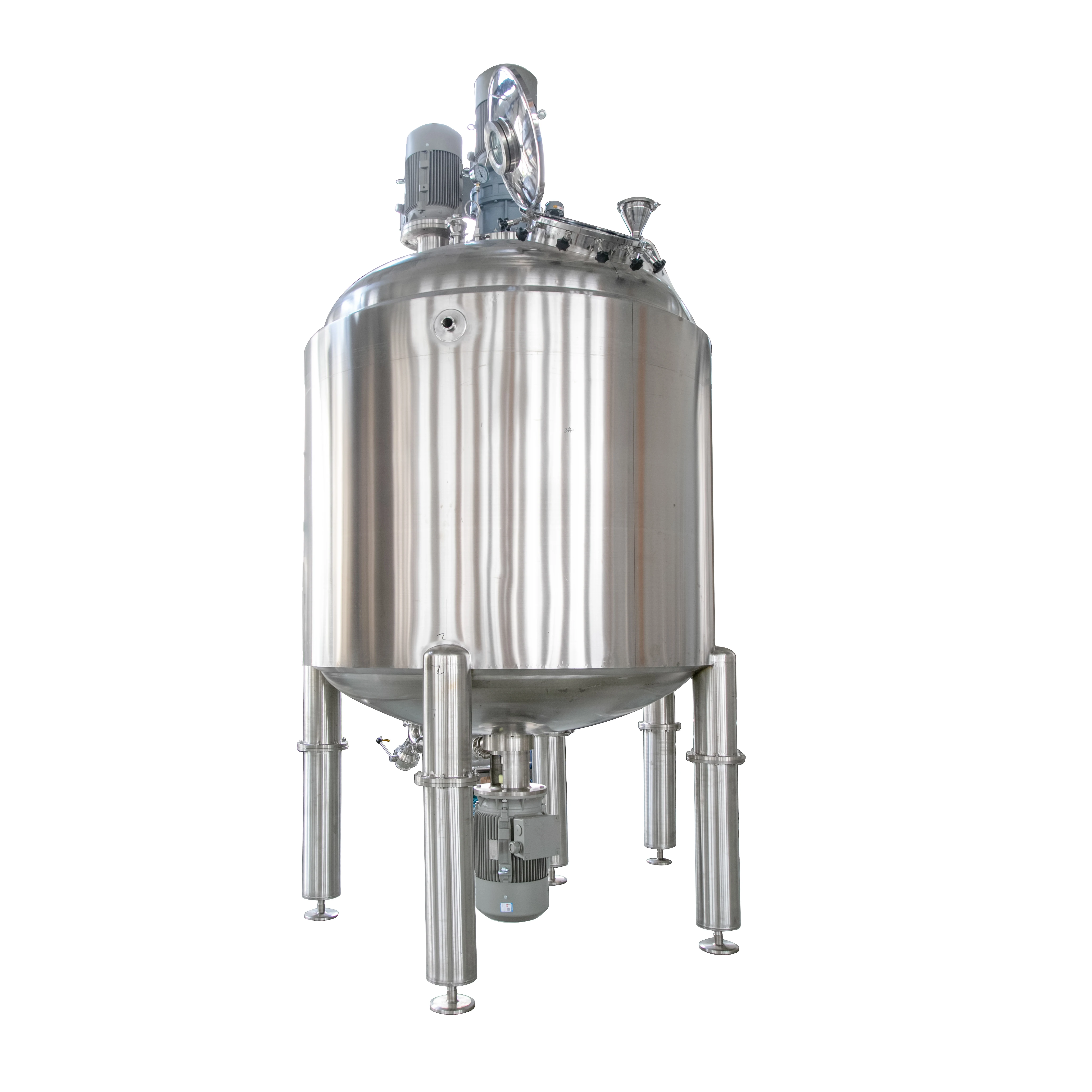 Stainless steel pharmaceutical liquid aseptic cosmetic tank oil juice  mixing storage tank