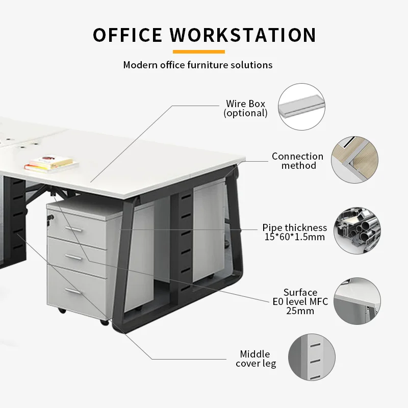 Modern Modular Conference Table Meeting Room Desk Office Furniture 8 10 Person Meeting Table