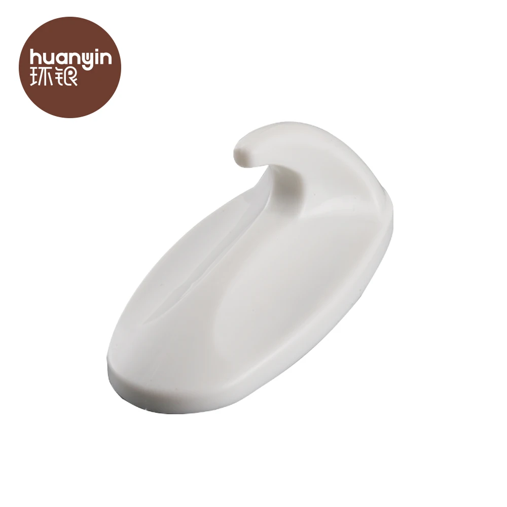 Removable plastic self-adhesive wall hooks bath towel holder waterproof hook