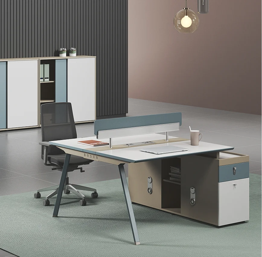 Modern Office Workstation furniture extensible executive office desk 4 Seater Workstation