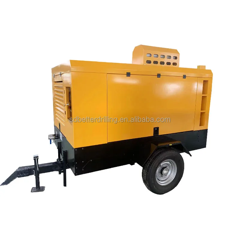 BDM-18/18  Mobile air compressor use for water well drilling rig 16bar 18bar 20bar diesel screw air compressor