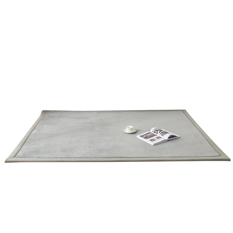 velvet tatami Floor Mat Baby Kids Room Crawling Carpets Large Rugs for Modern Living Room