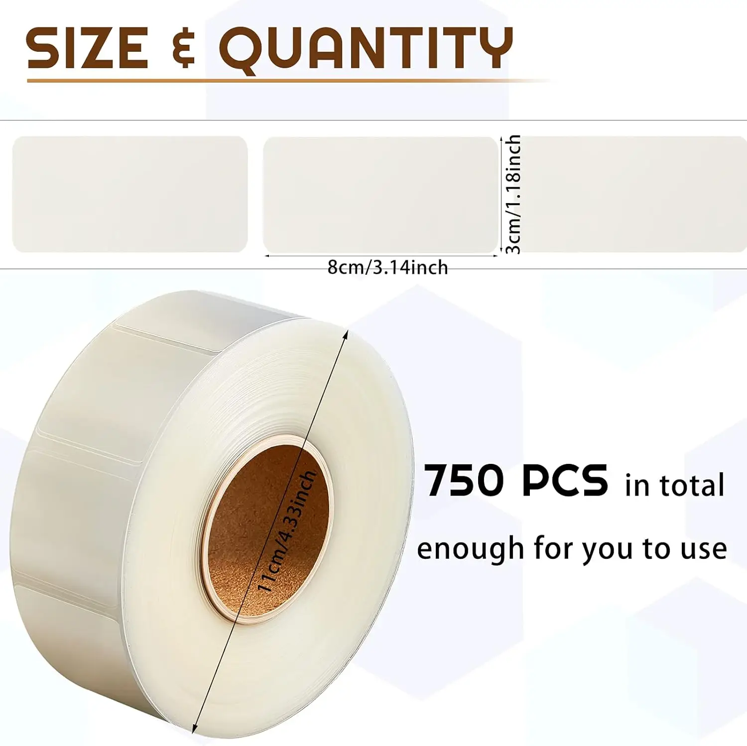 Clear Label Protectors Waterproof Clear Labels for Protecting Barcodes  Books and Numbers