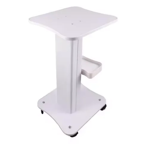 4 Wheels Movable Stand Desktop Trolley Cart Holder Rolling Trolley For Beauty Salon Spa Hydro Face Machine