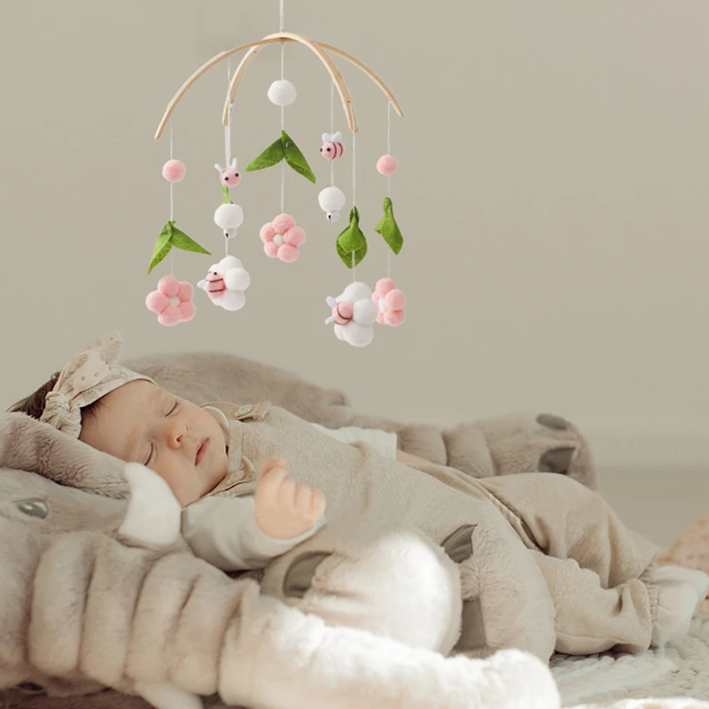 baby bassinet hanging mobile toys  children mobile phone toy