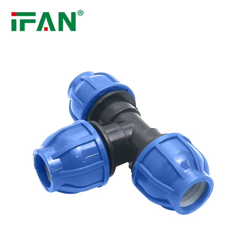 IFAN Factory 20-110MM PP Pipe Fittings Plastic Hdpe Compression Fitting