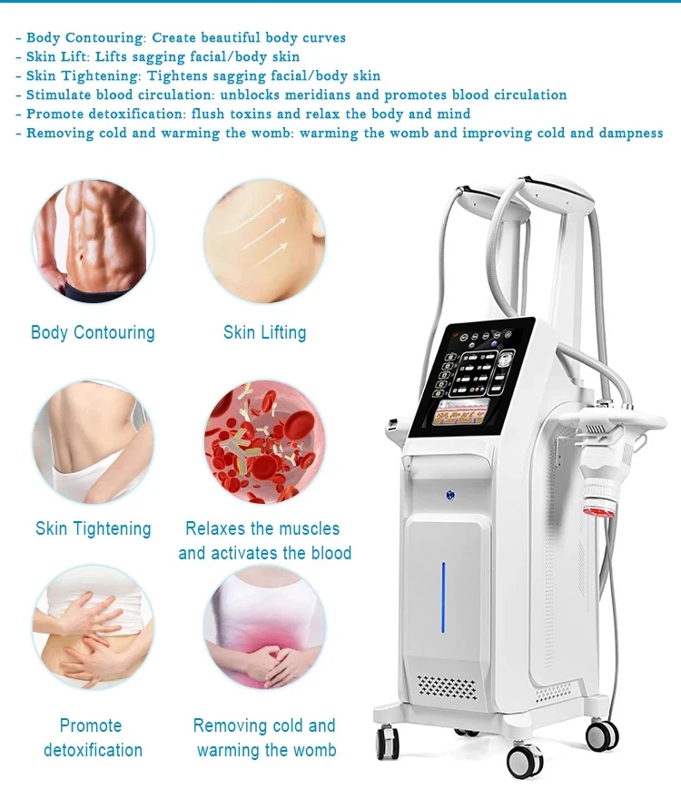 Multifunctional 4in1endos roller facial lifting rotary negative pressure RF body shaping instrument