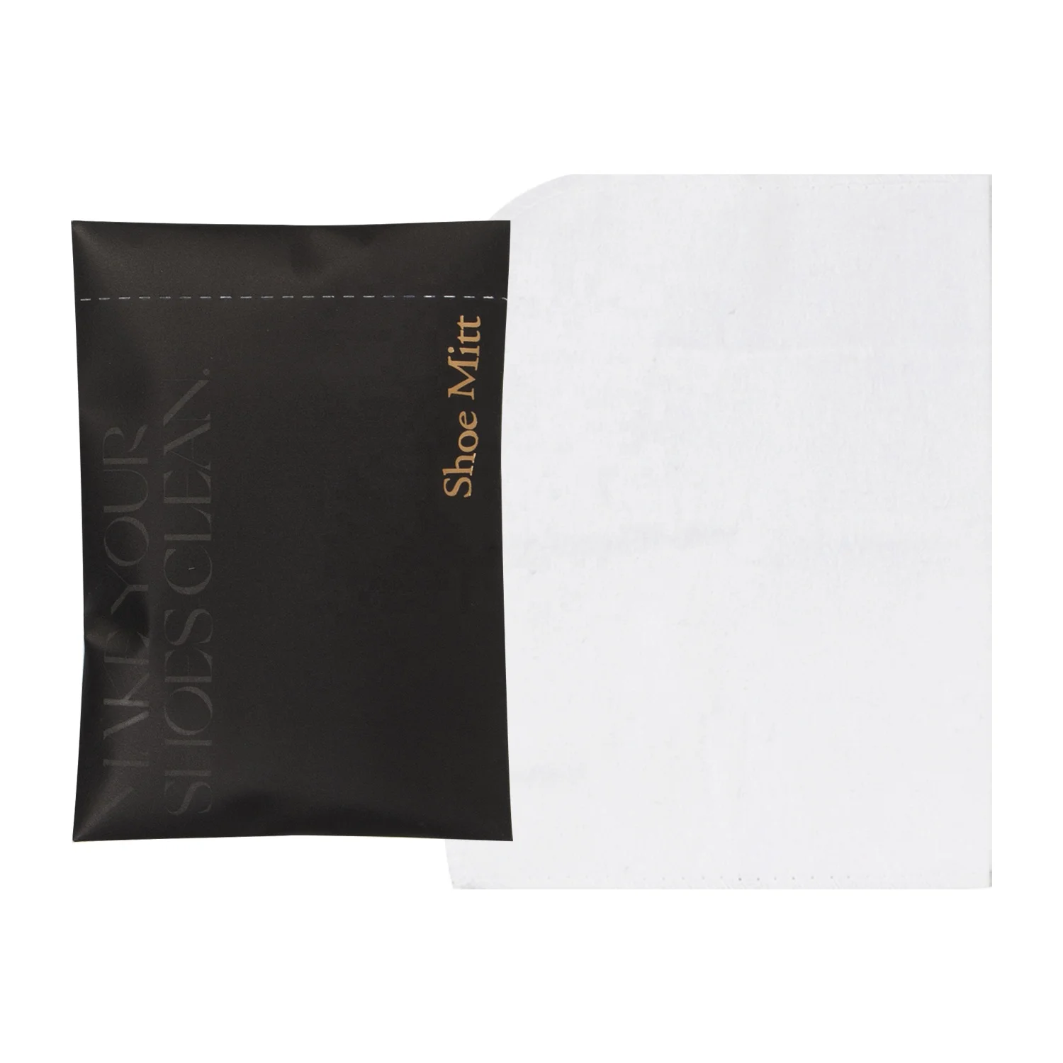 Disposable Hotel Supplies Shoe Shine Cloth White Hotel Shoe Mitt