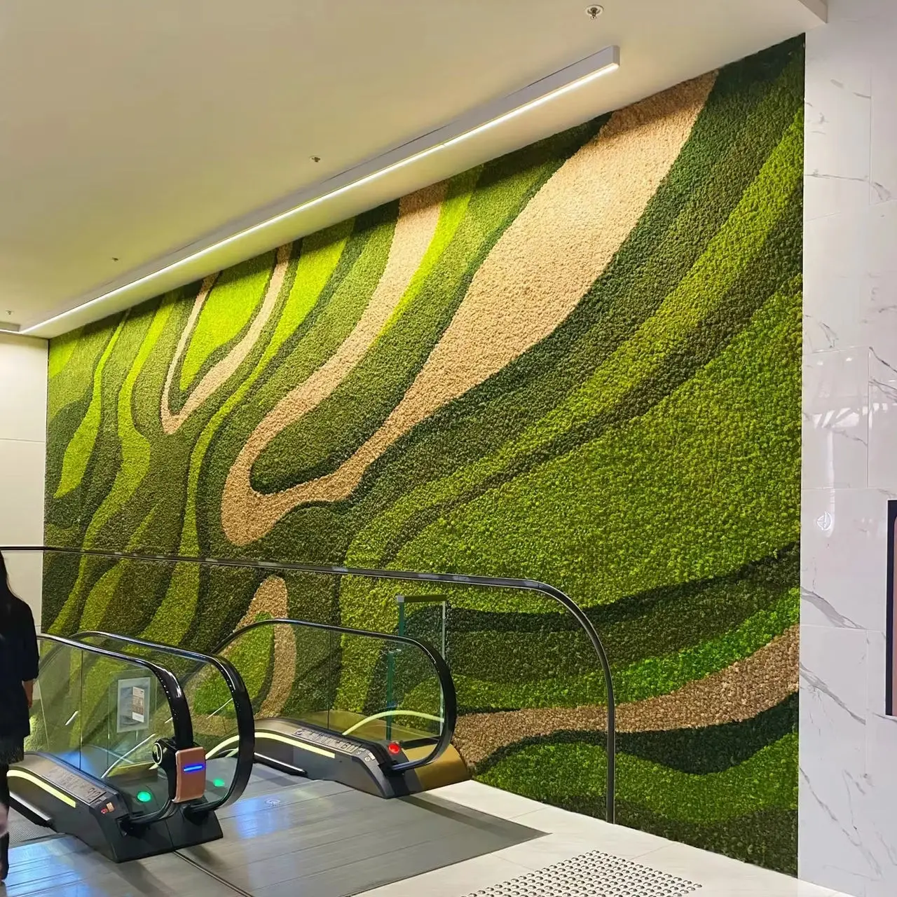 Colorful Artificial Moss Preserved Live decorative  for Landscape wedding Decoration restaurant