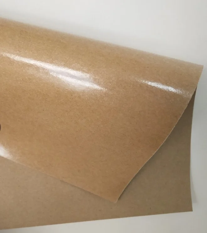Chinese hot sell mg kraft paper Greaseproof MG Bleached Kraft Paper with pe coating as white food paper can be heat sealing