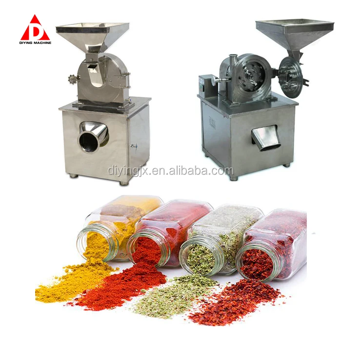 Hot Red Chili Black Pepper Spice Vanilla Fritillaria Medlar Powder Milling Grinder Making Mill Miller Machine