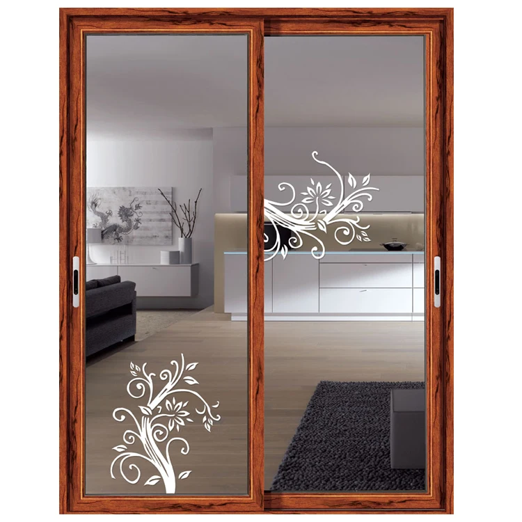 Foshan factory aluminium profile bullet proof glazed sliding doors patio door balcony security sliding door