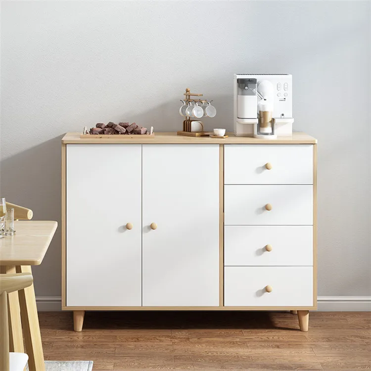 
Solid Wood Sideboard for Kitchen & Living Room | Chest of Drawers Wooden Cabinet | with 9 Drawers Luxury cherry wood 