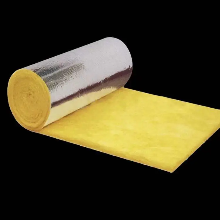 Fireproof And Soundproof 80kg/m3 Fiber Glass Wool Insulation