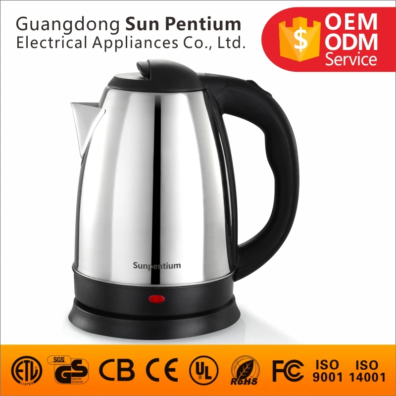2022 201SS/304SS Small Home Appliances Portable Electric Kettle Stainless Steel Water Kettle Fast Tea Kettle 1.8L Hot Water
